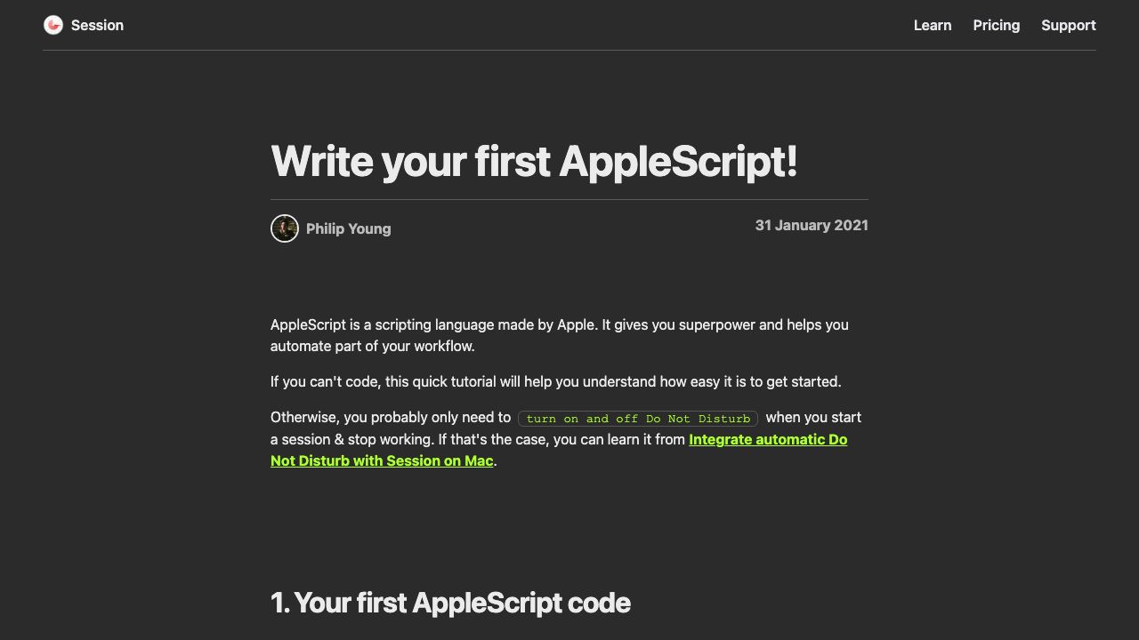 Mac Automation Scripting Guide: Getting to Know Script Editor